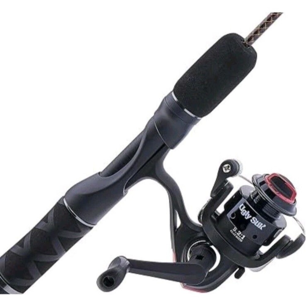 Ugly Stik GX2 Spinning Reel and 31" Fishing Rod Combo Perching Pole NEW 2 PACK